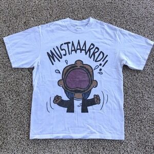 Game Changers Mustaaarrd T-Shirt Mens XL Drake Kendrick "Not Like Us" Meme Tee